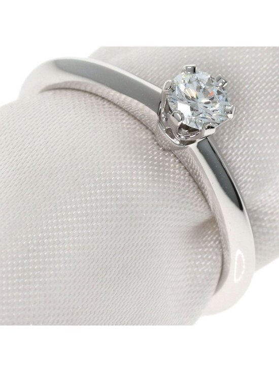 Tiffany & Co. Jewelry - Tiffany & Co Solitaire Diamond Knife Edge F-if-vg Ring